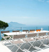 Ethimo Flat Table repas extensible 240-360x100cm 