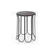Ethimo Folia Table basse Ø34cm h:46cm Dark Grey + London Smoke 