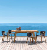 Ethimo Knit Chaise repas 