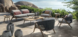 Ethimo Knit Fauteuil Lounge bas dossier 