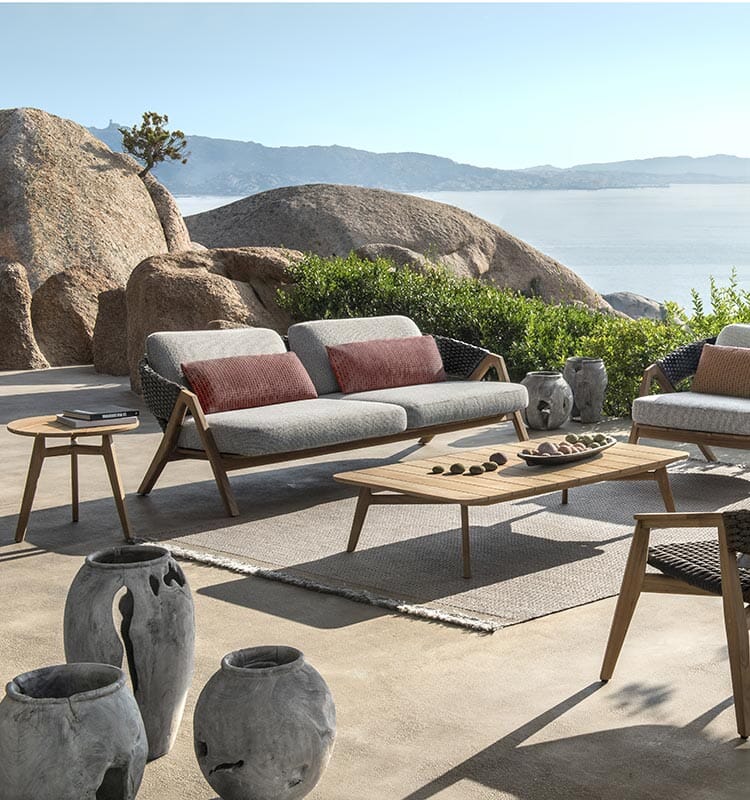 Ethimo Knit Table basse 137x75cm 