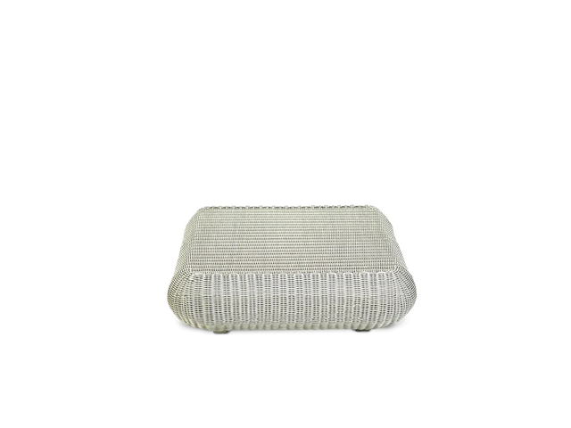 Ethimo Loto Table basse 90x90cm h:25cm Etwick White 