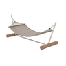 Ethimo Patio Hamac avec support Teak + Limestone White + Light Grey 