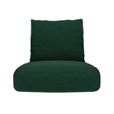 Ethimo Patio Set de coussins pour Fauteuil Club Lounge Polypropylène Waterproof Laminé Deep Green 