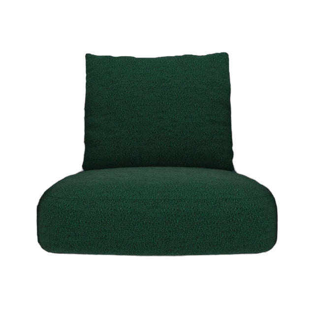 Ethimo Patio Set de coussins pour Fauteuil Club Lounge Polypropylène Waterproof Laminé Deep Green 