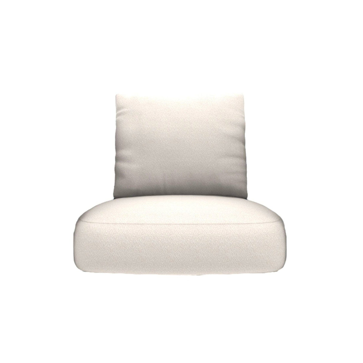 Ethimo Patio Set de coussins pour Fauteuil Club Lounge Polypropylène Waterproof Laminé White 