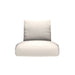 Ethimo Patio Set de coussins pour Fauteuil Club Lounge Polypropylène Waterproof Laminé White 