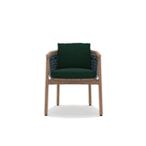 Ethimo Patio Set de coussins pour Fauteuil repas Polypropylène Waterproof Laminé Deep Green 