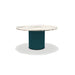 Ethimo Patio Table repas Ø140cm h:72cm Rope Laguna - Cipollino Marble 