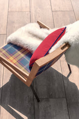 Ethimo Allaperto Mountain Tartan Fauteuil bas Lounge, Coussins non inclus