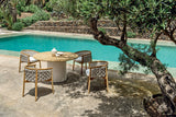 Ethimo Patio Fauteuil repas, coussins non inclus