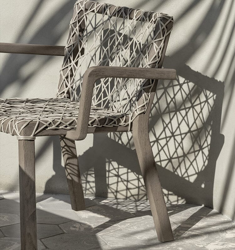 Ethimo Rafael Fauteuil repas, coussins non inclus 