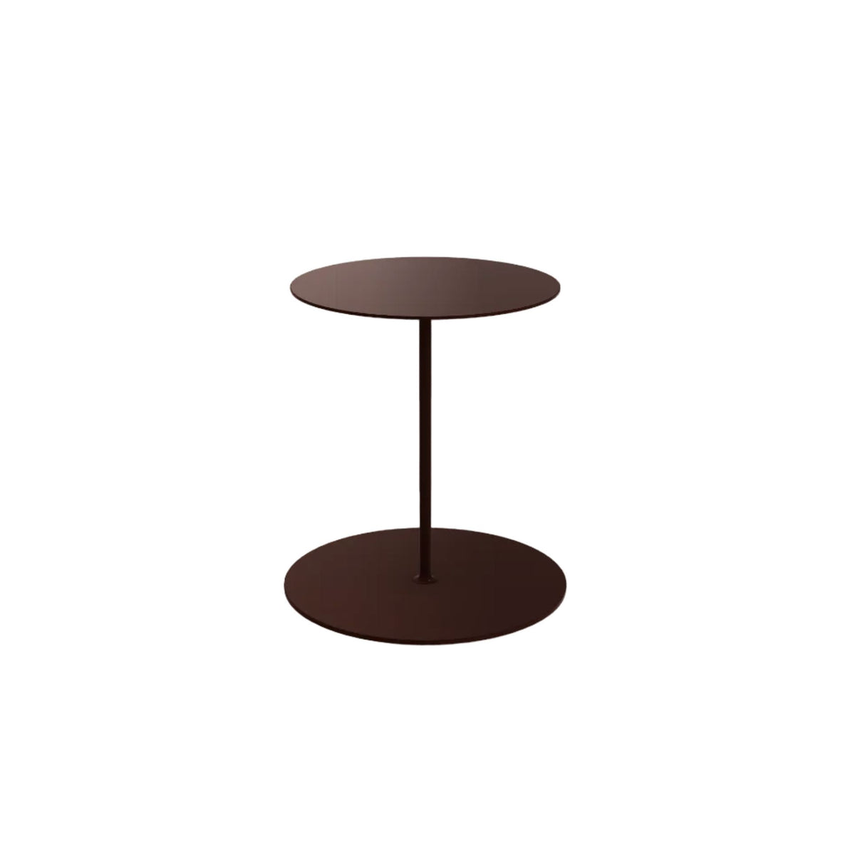 Ethimo Tender Table d'appoint Ø50cm h:56cm Alu Black Red 