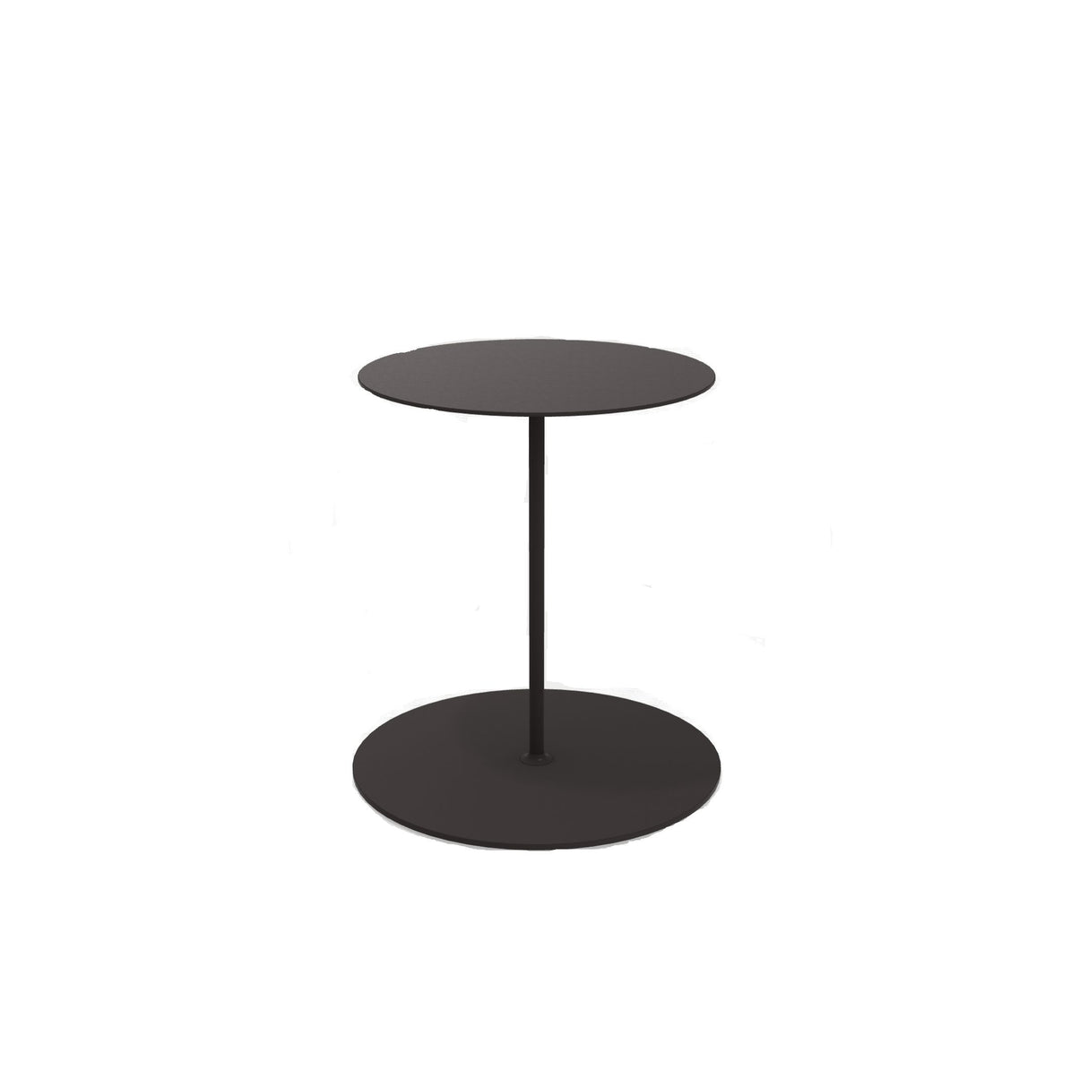 Ethimo Tender Table d'appoint Ø50cm h:56cm Alu Carbon 