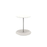 Ethimo Tender Table d'appoint Ø50cm h:56cm Alu Limestone White 