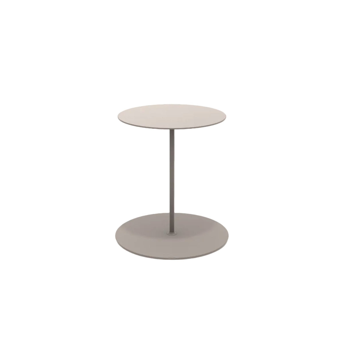 Ethimo Tender Table d'appoint Ø50cm h:56cm Alu Silver 