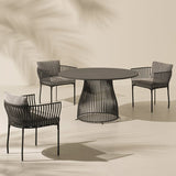 Ethimo Venexia Fauteuil repas, coussins non inclus 