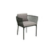 Ethimo Venexia Fauteuil repas, coussins non inclus Aluminium Dark Green 