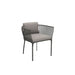 Ethimo Venexia Fauteuil repas, coussins non inclus Aluminium Mineral Grey 