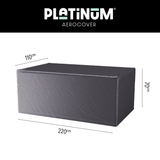 Platinum AeroCover Housse de protection pour Table 220x110cm H:70cm