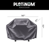 Platinum AeroCover Housse de protection pour Gril barbecue taille L 148x61cm H:110cm