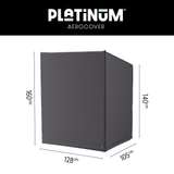 Platinum AeroCover Housse de protection pour Corbeille de plage 128x105x140/160cm