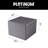 Platinum AeroCover Housse de protection pour Fauteuil club Lounge 100x100cm H:70cm