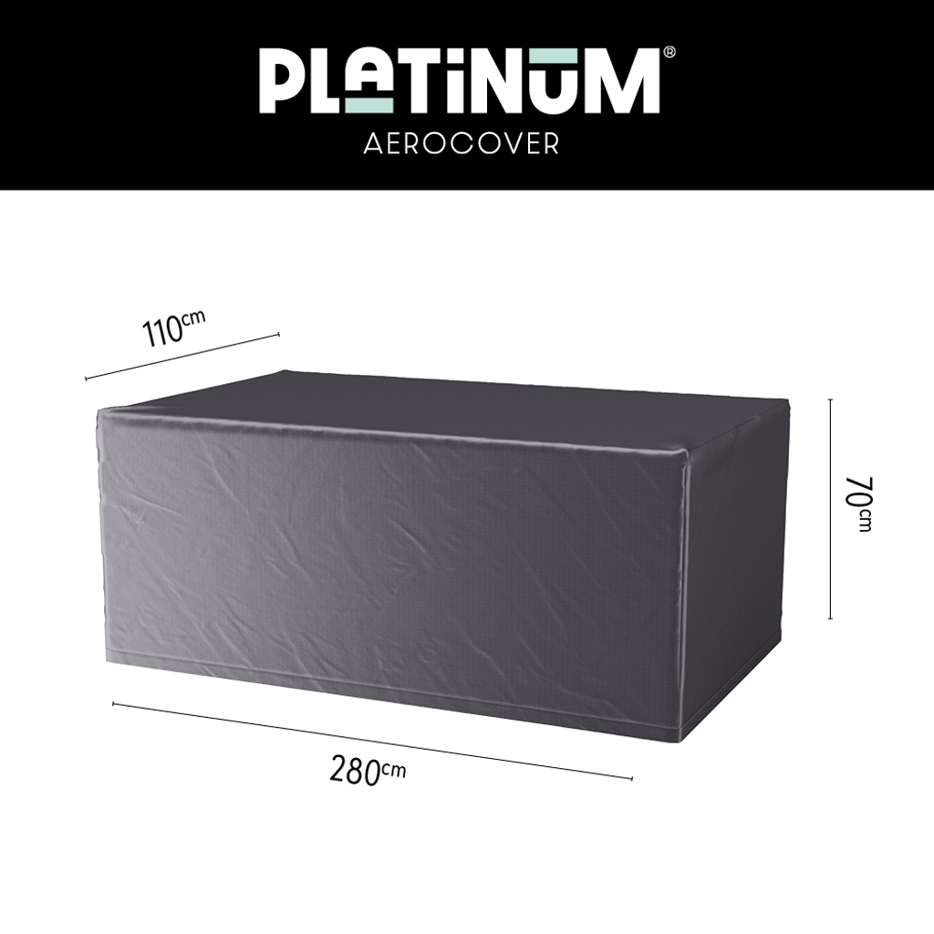 Platinum AeroCover Housse de protection pour Table 280x110cm H:70cm