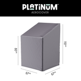Platinum AeroCover Housse de protection pour Fauteuils repas empilés 67x67cm H:80/110cm