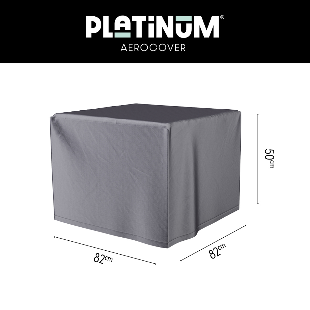 Platinum AeroCover Housse de protection pour tables basses 82x82cm H:50cm
