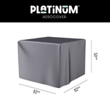 Platinum AeroCover Housse de protection pour tables basses 82x82cm H:50cm