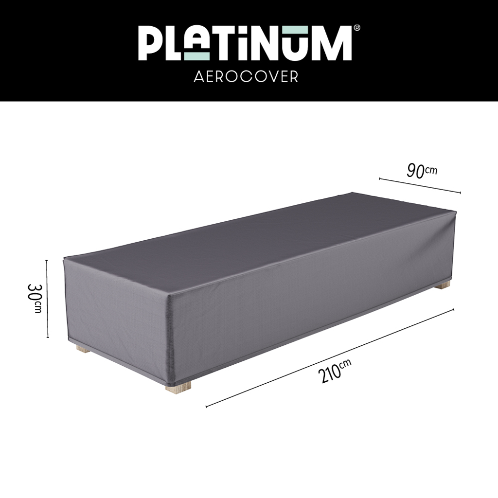 Platinum AeroCover Housse de protection pour Chaise longue 210x90cm H:30cm