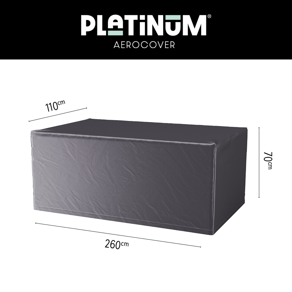 Platinum AeroCover Housse de protection pour Table 260x110cm H:70cm