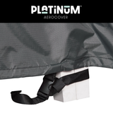 Platinum AeroCover Housse de protection pour salon d'angle Lounge forme L 235x235x100cm H:70cm
