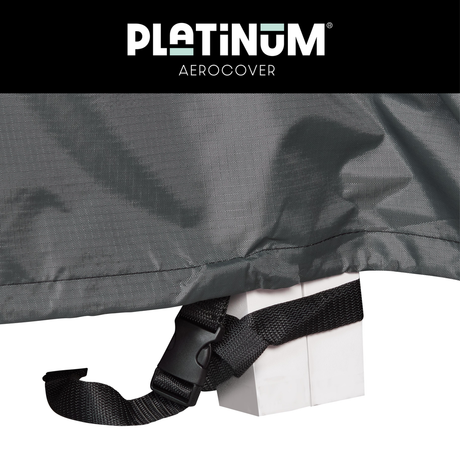 Platinum AeroCover Housse de protection pour salon d'angle Lounge forme L Gauche 330x255x100cm H:70cm