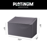 Platinum AeroCover Housse de protection pour Banc 200x90cm H:65/90cm