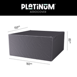 Platinum AeroCover Housse de protection pour ensemble 160x150cm H:85cm