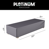 Platinum AeroCover Housse de protection pour Chaise longue 210x75cm H:40cm