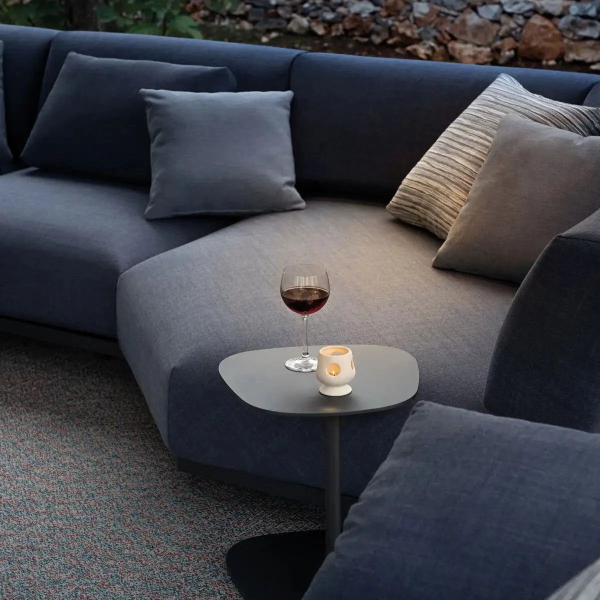 Fast Aikana Table d'appoint déportée 40x38cm h:63cm 