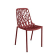 Fast Forest Chaise repas empilable Autumn Red 29