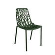 Fast Forest Chaise repas empilable Bottle Green 31