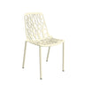 Fast Forest Chaise repas empilable Butter White 27