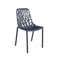 Fast Forest Chaise repas empilable Grey Blue 32