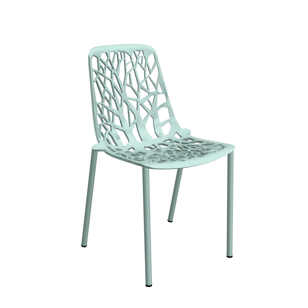 Fast Forest Chaise repas empilable Light Blue 13