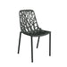 Fast Forest Chaise repas empilable Metallic Grey 9