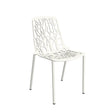Fast Forest Chaise repas empilable White 1