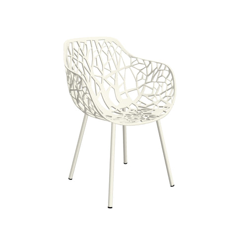 Fast Forest Fauteuil repas avec accoudoirs Antique White 26