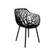 Fast Forest Fauteuil repas avec accoudoirs Black 2