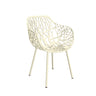 Fast Forest Fauteuil repas avec accoudoirs Butter White 27