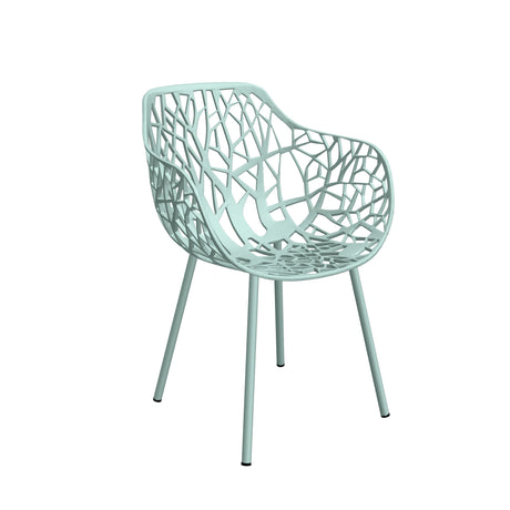 Fast Forest Fauteuil repas avec accoudoirs Light Blue 13